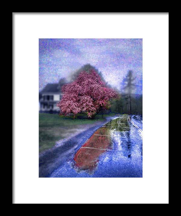 Wallace Framed Print featuring the photograph Seurat Afternoon on the Quincy Road by Wayne King