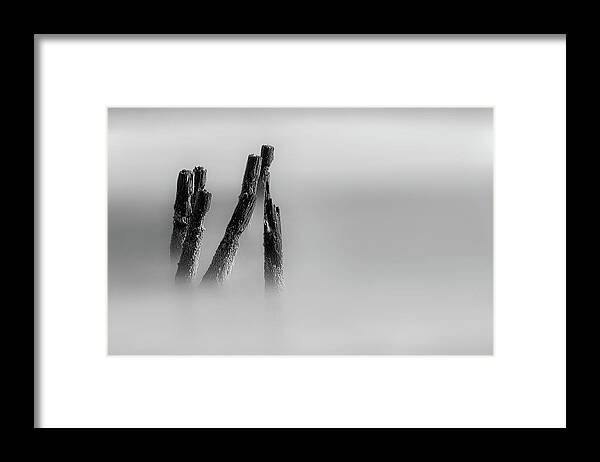 Published Framed Print featuring the photograph Seven, a Whisper of Sea by Enrique Pelaez