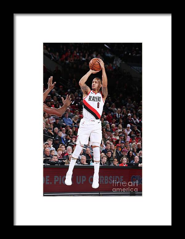 Shabazz Napier Framed Print featuring the photograph Shabazz Napier by Sam Forencich