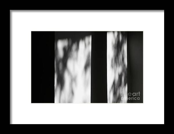Abstract Framed Print featuring the photograph Shadow Abstract 30 by Tony Cordoza
