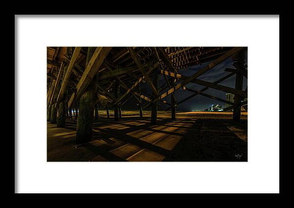 Dock Framed Print featuring the photograph Shadows and Light by Everet Regal