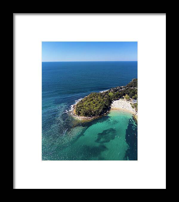 Summer Framed Print featuring the photograph Shelly Beach Panorama No 1 by Andre Petrov