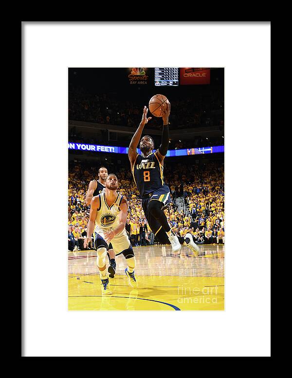 Playoffs Framed Print featuring the photograph Shelvin Mack by Andrew D. Bernstein