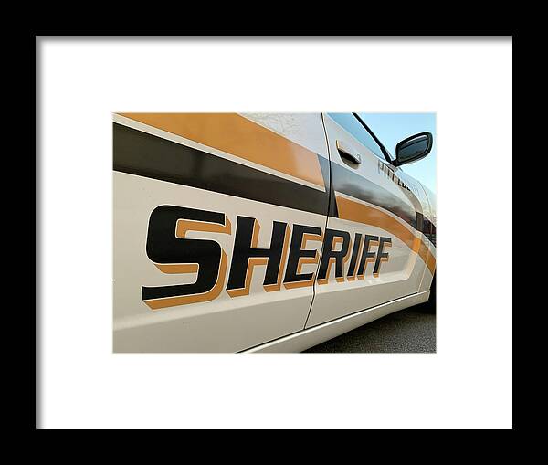 Sheriff Framed Print featuring the photograph Sheriff by Lee Darnell