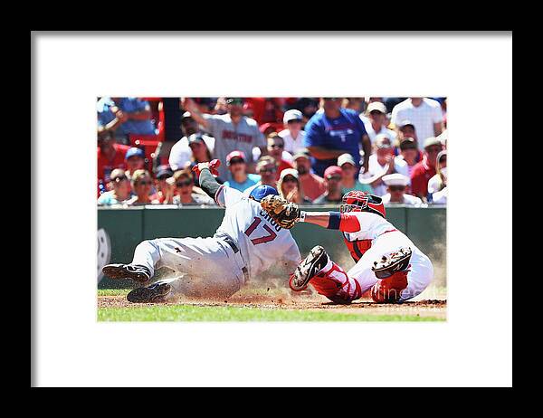 People Framed Print featuring the photograph Shin-soo Choo by Maddie Meyer