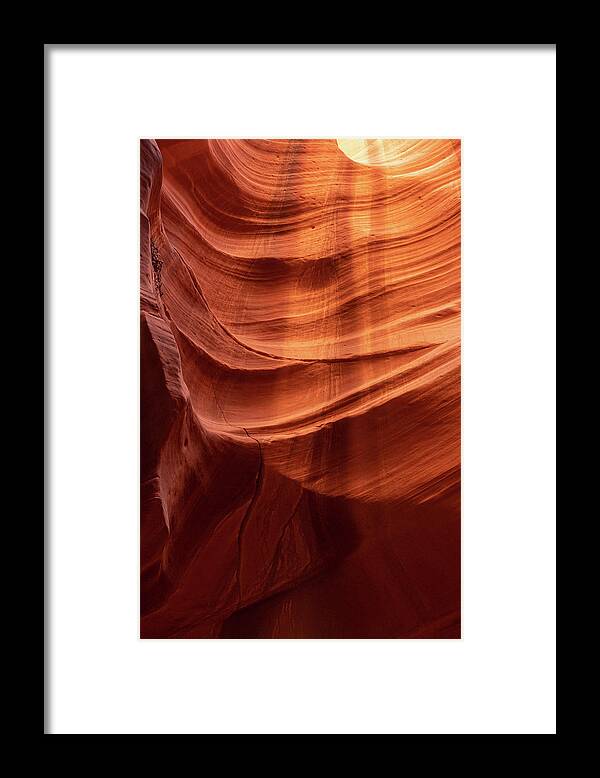 Antelope Canyon Framed Print featuring the photograph Shine Bright by Kim Sowa