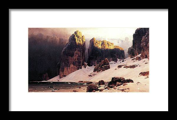 Shores Framed Print featuring the painting Shores of Oblivion by Eugen Bracht
