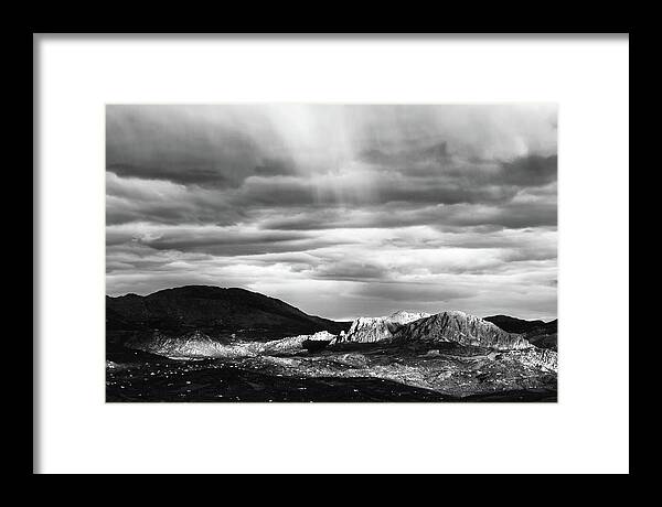 Sierra Alhama Framed Print featuring the photograph Sierra de Alhama by Gary Browne