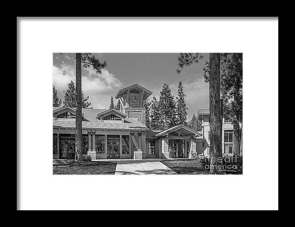 Sierra Nevada College Framed Print featuring the photograph Sierra Nevada University Patterson Hall by University Icons