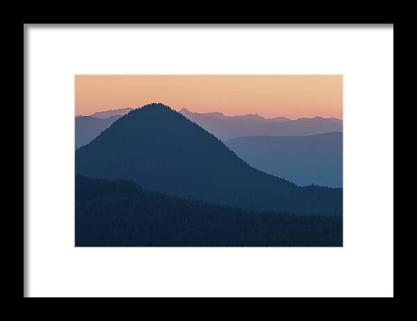 Sunset Framed Print featuring the photograph Silhouettes at Sunset, No. 2 by Belinda Greb