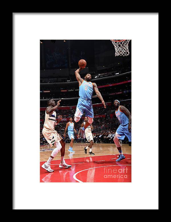 Nba Pro Basketball Framed Print featuring the photograph Sindarius Thornwell by Andrew D. Bernstein