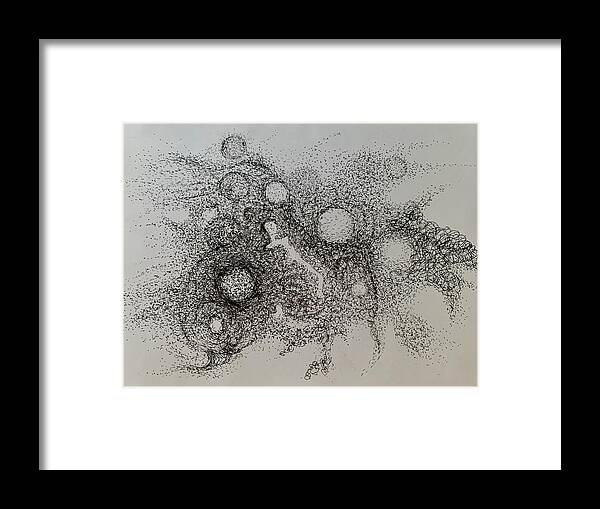 Dust Framed Print featuring the drawing Singing Dust by Franci Hepburn