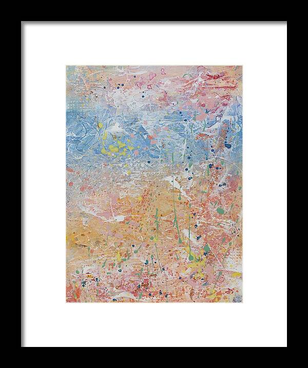 Acrylic Framed Print featuring the painting Singing To Myself 2 by Brenda O'Quin