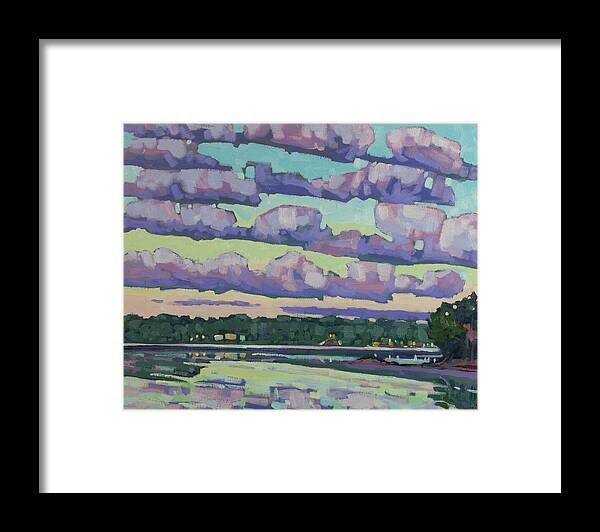 2698 Framed Print featuring the painting Singleton September Sunrise Stratocumulus by Phil Chadwick