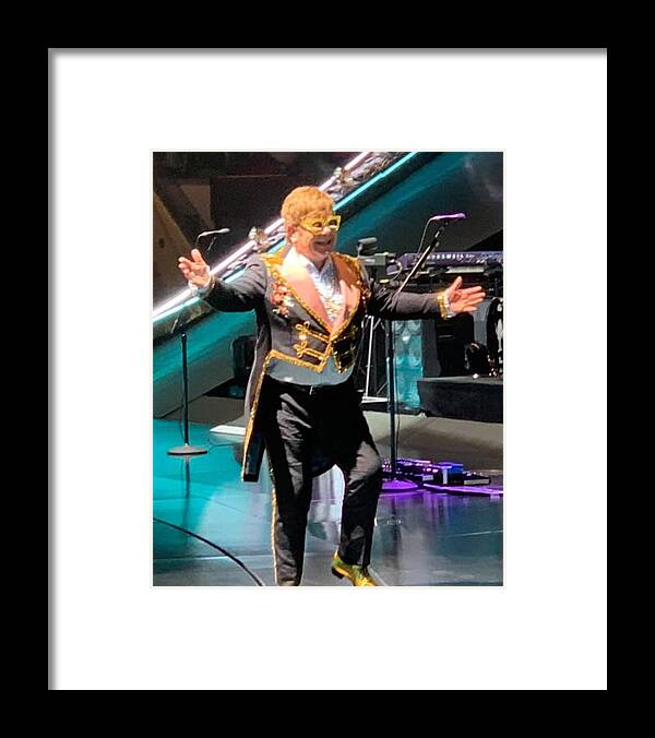 Elton Framed Print featuring the photograph Sir Elton by Lee Darnell