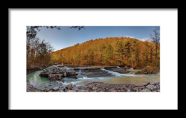 Arkansas Framed Print featuring the photograph Six Finger Falls by David Downs