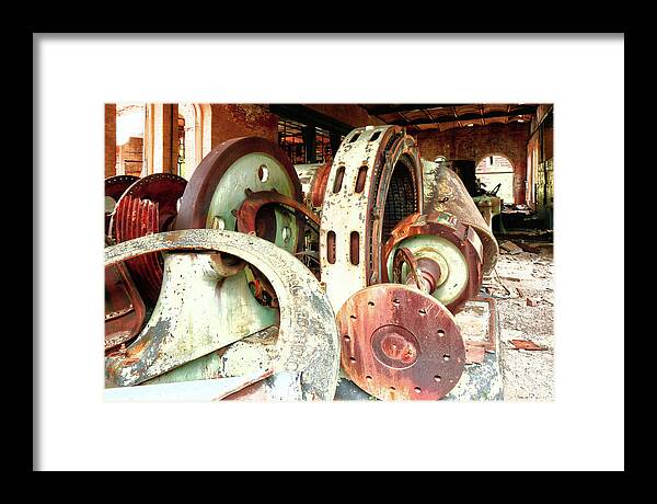 Machines Framed Print featuring the photograph Skagway 99001 by Rick Perkins