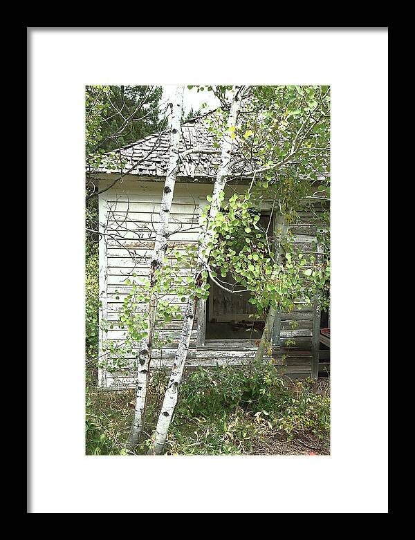 Abandoned Homes Framed Print featuring the photograph Skagway 9864 by Rick Perkins