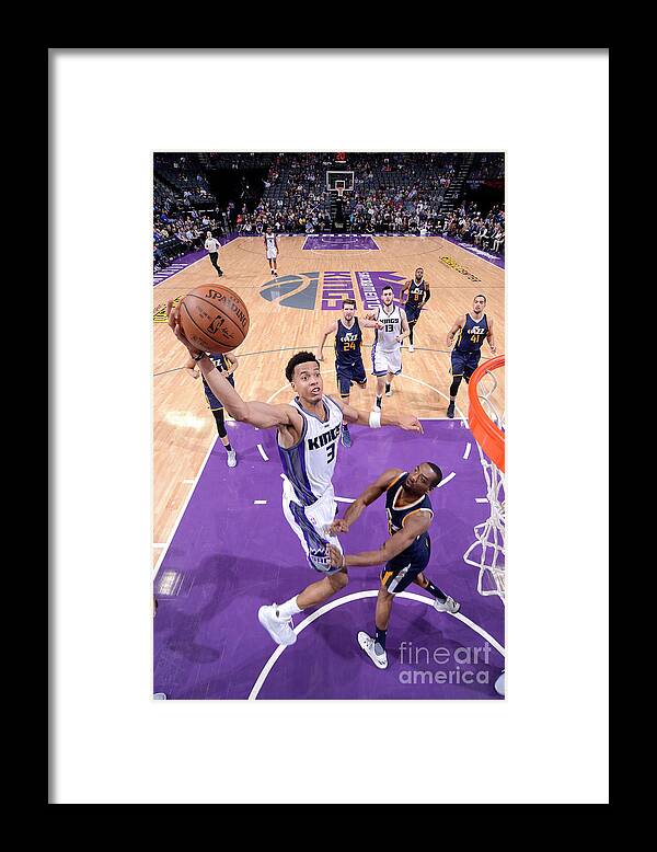 Nba Pro Basketball Framed Print featuring the photograph Skal Labissiere by Rocky Widner