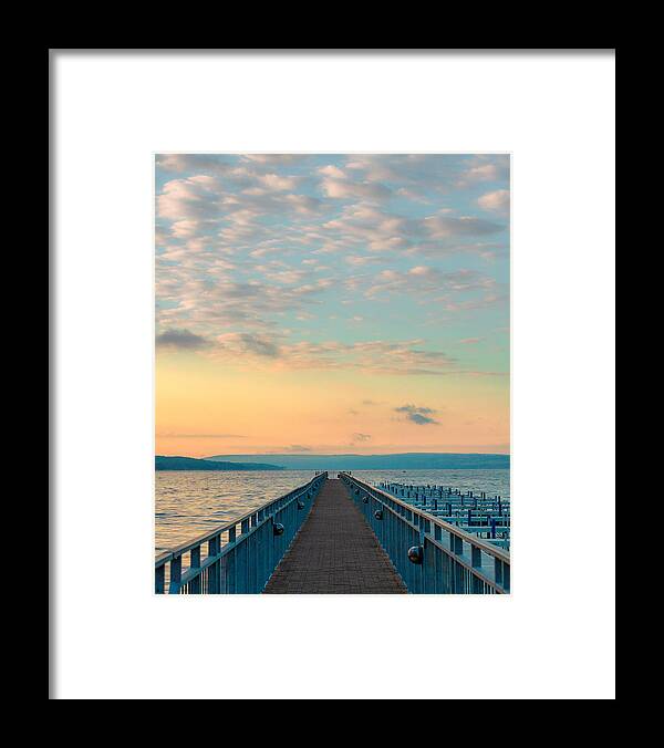 Sunrise Framed Print featuring the photograph Skaneateles Sunrise by Rod Best