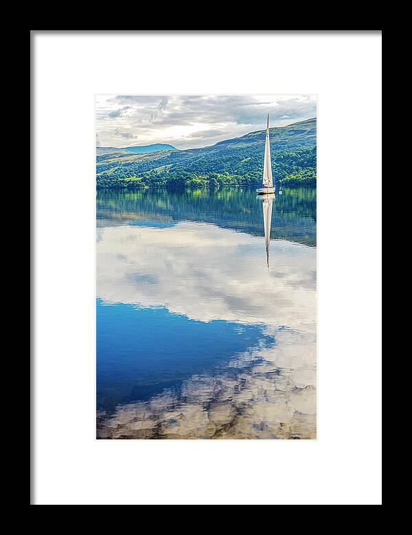 Scotland Framed Print featuring the photograph Sky Sailing by Dubi Roman