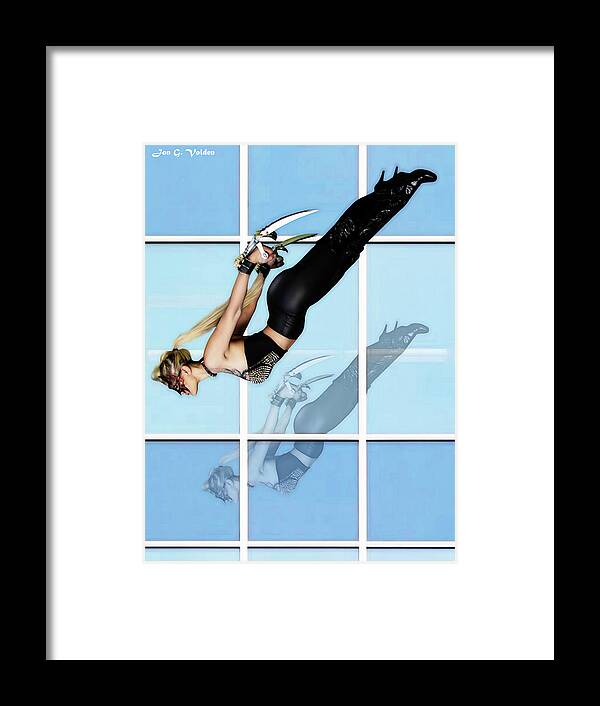 Skydriver Framed Print featuring the photograph SkyDiver by Jon Volden