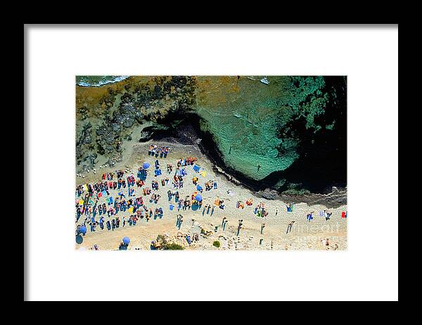 Ibiza Spain Framed Print featuring the photograph Sleeping it off in Las Salinas by Julia Robertson-Armstrong