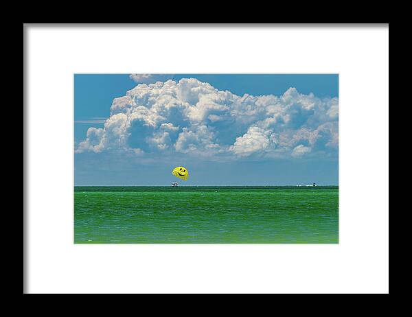 Florida Framed Print featuring the photograph Smiley Face by Marian Tagliarino
