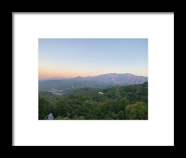 Smokey Mountain Framed Print featuring the photograph Smokey Mountain Morning by Lisa White