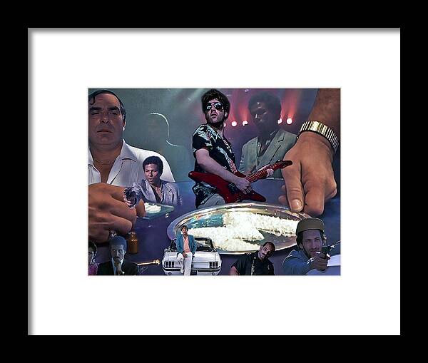 Miami Vice Framed Print featuring the digital art Smuggler's Blues by Mark Baranowski