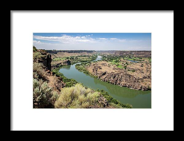 River Framed Print featuring the photograph Snake River Idaho by Gary Geddes
