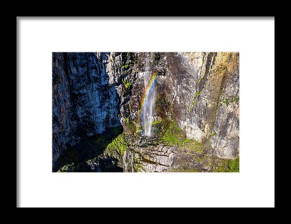 Waterfall Framed Print featuring the photograph Snoquera Falls by Clinton Ward