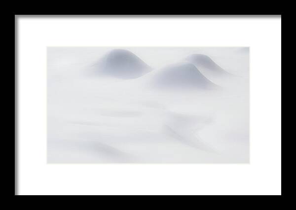 Snow Drift Framed Print featuring the photograph Snow Drift by Michael Hubley
