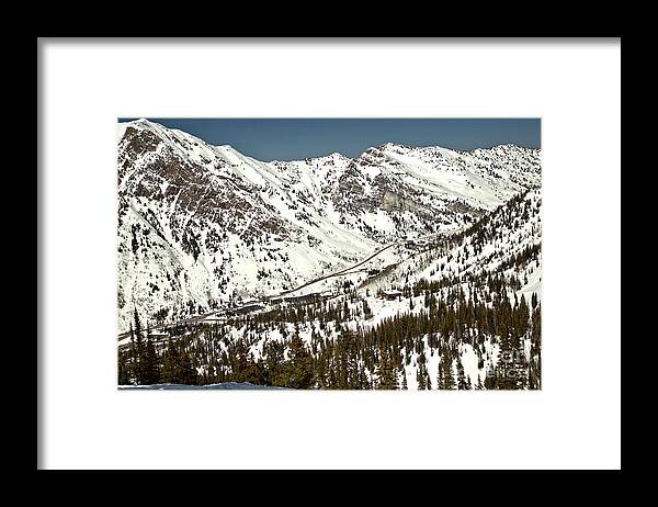 Snowbird Framed Print featuring the photograph Snowbird Base Area by Adam Jewell