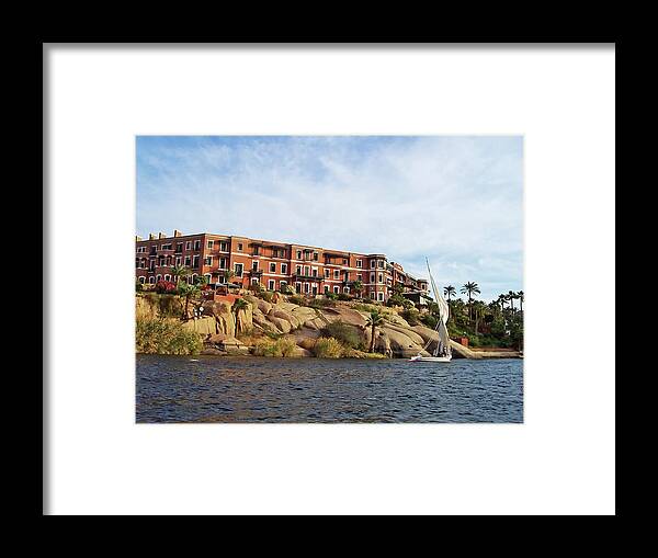 Aswan Framed Print featuring the photograph Sofitel Legend Old Cataract Aswan by Debbie Oppermann