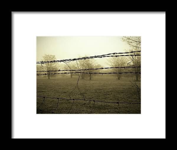 Farm Framed Print featuring the photograph Somber Pasture by Lens Art Photography By Larry Trager