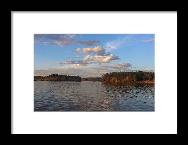 Lake Framed Print featuring the photograph Some Lake Sinclair Cloud Balance by Ed Williams