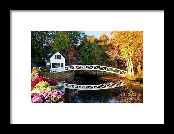 Acadia Framed Print featuring the photograph Somesville Bridge - Acadia National Park - Maine by Brian Jannsen