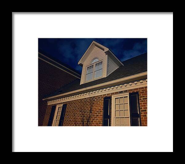 House Framed Print featuring the photograph Something Strange in the Neighborhood by Lee Darnell