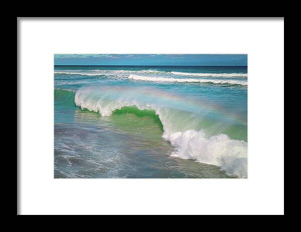 Rainbow Framed Print featuring the photograph Somewhere Under the Rainbow by Jody Lane