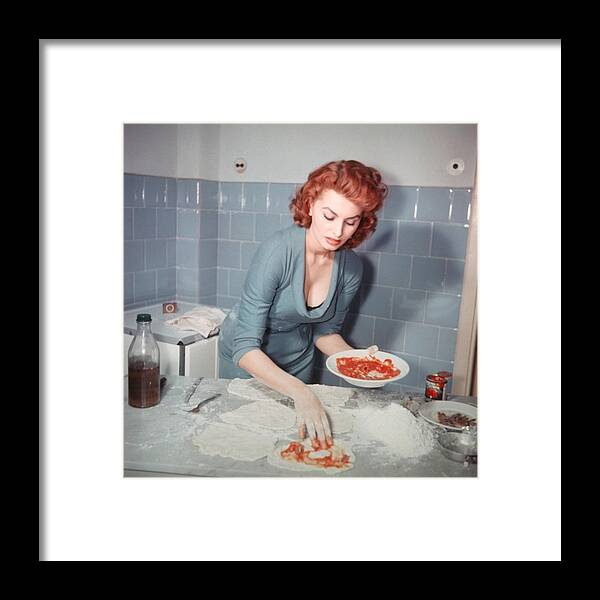 Sophia Loren Framed Print featuring the photograph Sophia Loren by Archive Photos