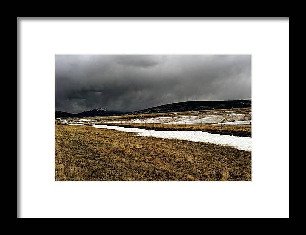 Mountains Framed Print featuring the photograph South Park in early spring by Doug Wittrock