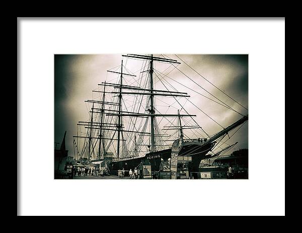 New York Framed Print featuring the photograph South Street Seaport by Jessica Jenney