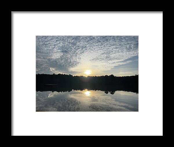 Sunrise Framed Print featuring the digital art Southern Blessings by Matthew Seufer