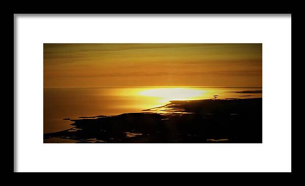 - Southern Massachusetts Coast Line - Sunrise Framed Print featuring the photograph - Southern Massachusetts Coast Line - Sunrise by THERESA Nye