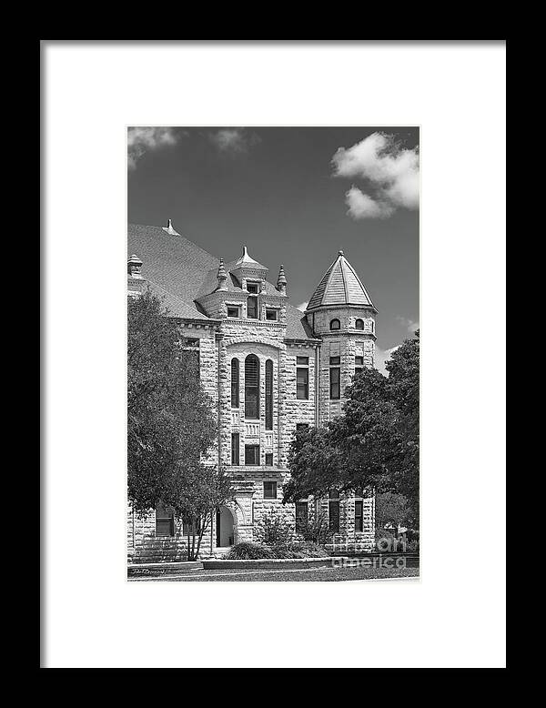 Southwestern University Framed Print featuring the photograph Southwestern University Cullen Building by University Icons