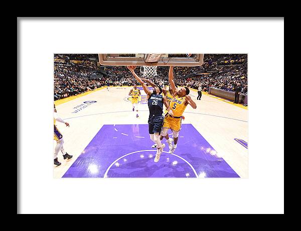 Spencer Dinwiddie Framed Print featuring the photograph Spencer Dinwiddie by Andrew D. Bernstein