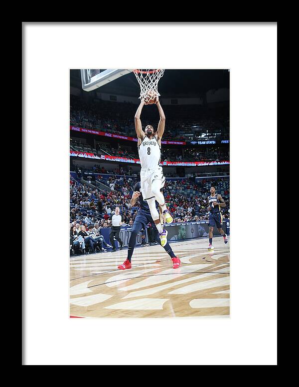 Smoothie King Center Framed Print featuring the photograph Spencer Dinwiddie by Layne Murdoch