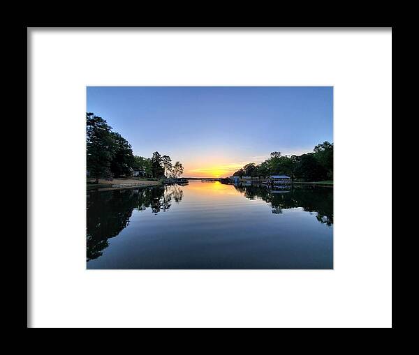 Morning Framed Print featuring the photograph Spilled Eggs Sunrise by Ed Williams