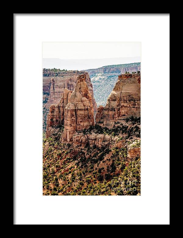 Jon Burch Framed Print featuring the photograph Spires and Mesa Country by Jon Burch Photography